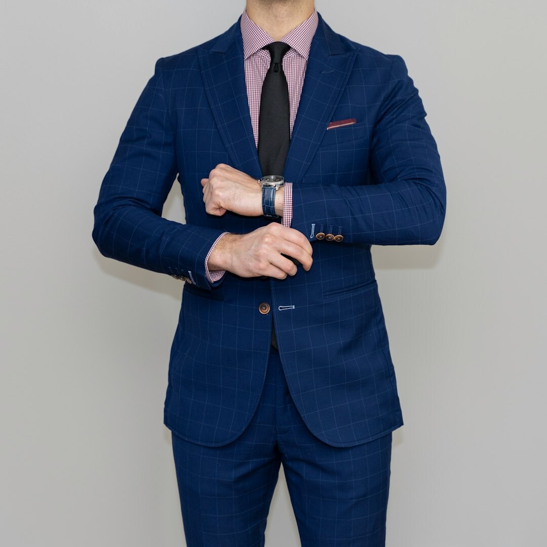 Professional Turkish businessman in navy suit